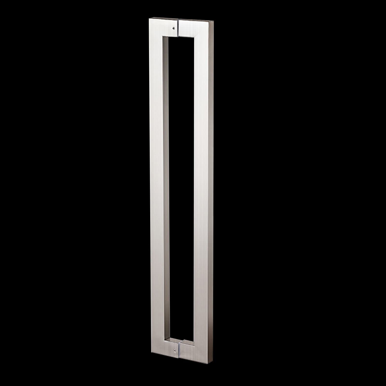 Silver Sliding Door Handles Grip with Screw,Door Pull Stainless Steel Push Pull Door Handle Set, Barn Office Entrance Gates Handle for Indoor/Outdoor(150cm/59inch)