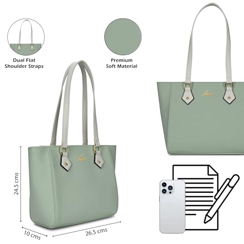 Image of Lavie Pastel Women's Gracie Tote Bag | Tote Bag for Work | Ladies purse | Stylish Shoulder Bag | Gift for Women