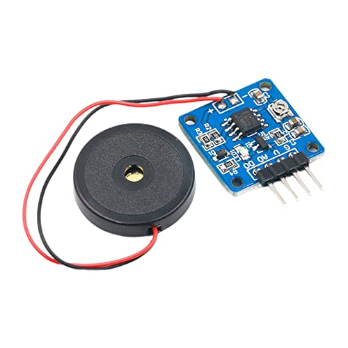Módulo de interruptor eléctrico de voltaje con sensor de vibración, vibración, piezoeléctrico, sensor de vibración, módulo de interruptor de vibración de alta sensibilidad, 3 unidades