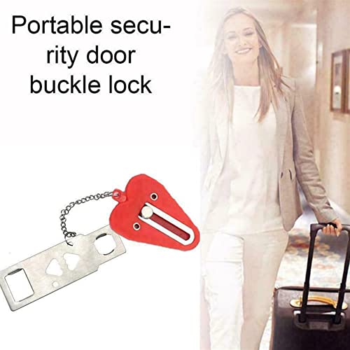 Loquet de sécurité de porte portable pour chambre d'étudiant, colocation et hôtel - 7
