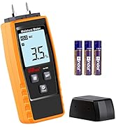 Digitaler Feuchtigkeitsmesser, 8 in1 Pin Holzfeuchtemessgerät, Holzfeuchtemesser für Brennholz/Ho...