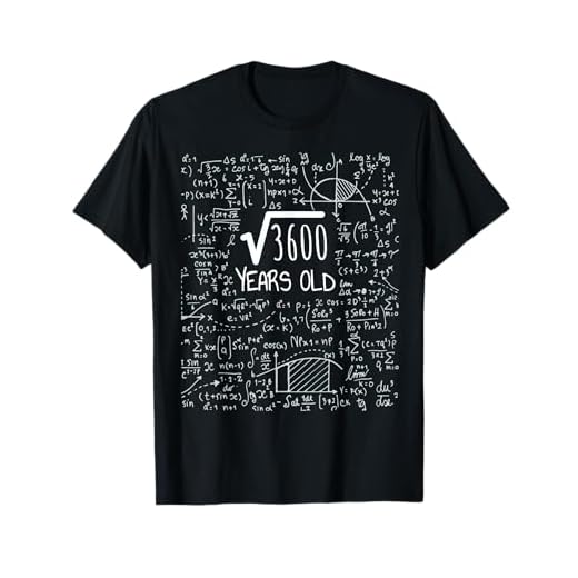 Raíz cuadrada de 3600 60 años 60 cumpleaños Camiseta