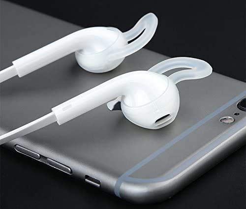 Sokuer イヤホンカバー シリコーン製 イヤホン専用 落ち防止 イヤホンジェル 軽量 薄い 遮音性 シリコン スポーツ型 5ペア入り