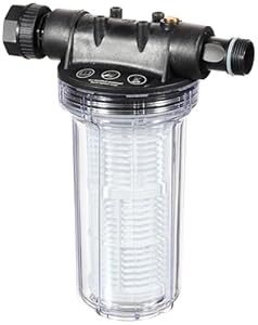 Origineel Einhell voorfilter 25 cm (pompaccessoires, ontluchtingsschroef, messing binnendraad 33,3 mm 1 inch IG, max. Drukstroom 4300 l/u).