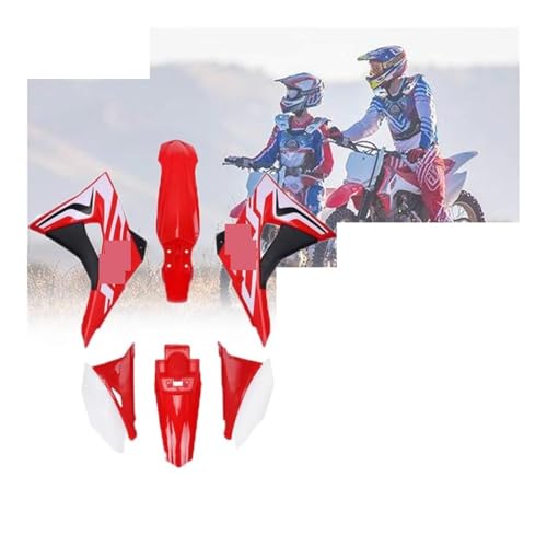 Kit plastique CRF 230F 2020 carénage rouge blanc pour circuit - 4