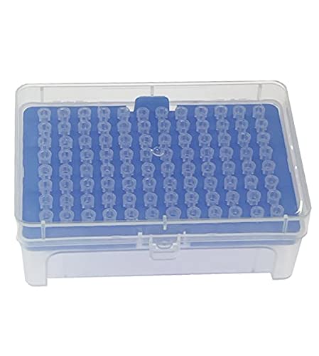 MUHWA 10 µL Filter-Pipettenspitzen, universell, sterilisiert, für Filter – gerahmt (10 Racks, 960 Tips)