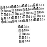 Gadpiparty 125 STK runder Griffkeil aus Stahl Hammerstielkeil Klauenhammer-Vorschlag Beil...