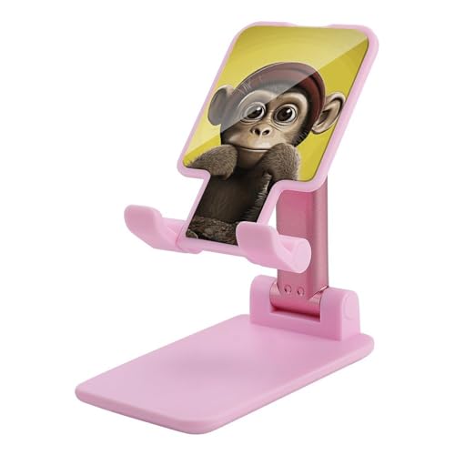 Support téléphone de bureau singe curieux pour cuisine et espace de travail