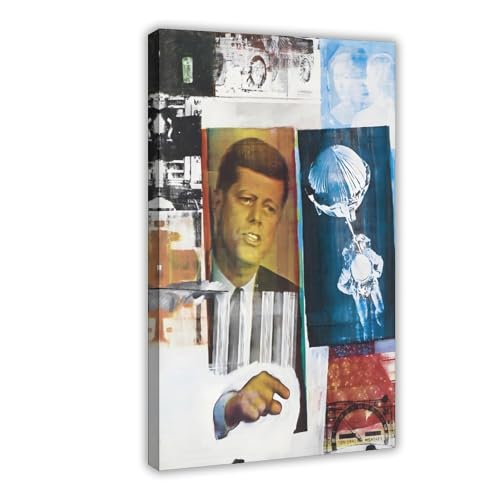 BMtyDG Robert Rauschenberg Canvas Poster 24x36