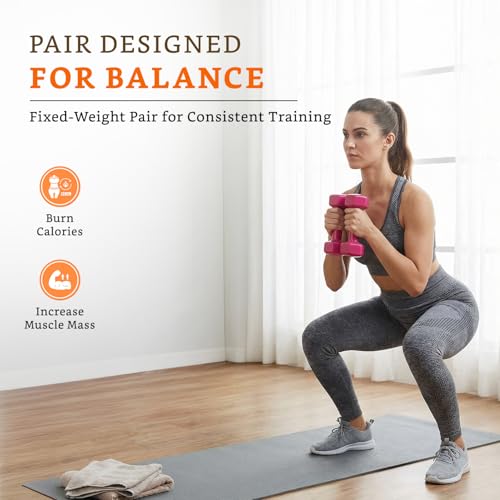 Image of Amazon Brand - Solimo Vinyl Dumbbell