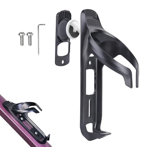 Airtag Fahrrad versteck mit Flaschenhalter,Fahrradhalterung für Apple Air Tag,Airtag Halterung Fahrrad [Schwarz]