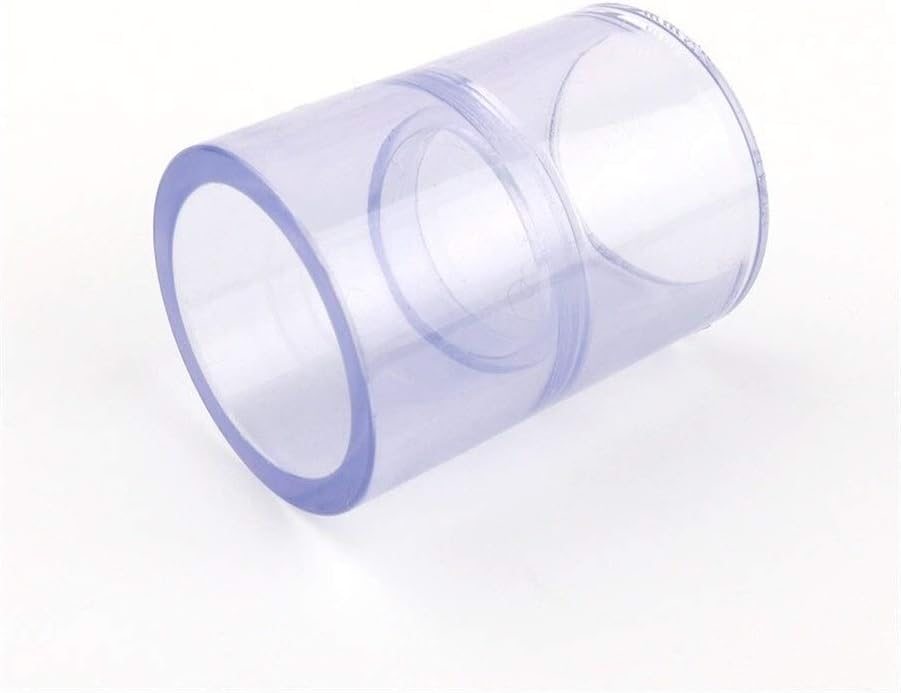 Pipe connector 2pcs I.D 63-110mm Transparent PVC Pipe Connectors Industrial Garden Irrigation Parts Aquarium Fish Tank Direct UPVC Tube Joints