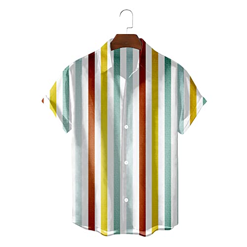 Chemise hawaïenne funky vintage et t-shirt décontracté été à manches courtes