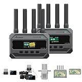 Accsoon CineView SE 4K Wireless SDI HDMI Video Transmitter&Receiver, 4K30/1080P60 Video Transmission System, 1312ft 50ms LAT. USB +4 Apps Monitoring, Pair CineView M7 Pro/Master 4K, Camera Control