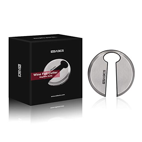 EZBASICS Wine Foil Cutter, Stainless Steel Cutter, Magnetic Design, Gift Package - Thumbnail 7