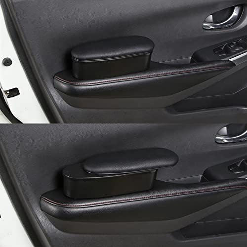 Ajxn 1 Pc Adjustable Car Armrest Car Armrest Support Elbow Wrist Rest Pad Car Armrest Extender Auto Console Storage Organizer Fit For Most Car Models (Black) #TOP5