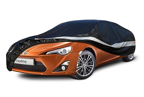 Bâche voiture étanche contre pluie et rayures housse 10 couches noire pour Toyota GT86