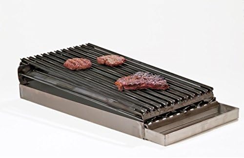 Uniworld 12" x 24" 4 Burner Lift-off Griddle Top with Grease Tray. Model UGT-MC24