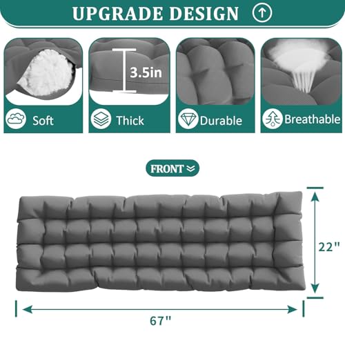 Image of UDPATIO Oversized Zero Gravity Chair Patio Reclining Chairs with Cushion | 29In Set of 2 Outdoor Folding Recliner with Pillows,Cup Holder, Foot Rest, Detachable Pad, Locking Dark Grey-xl