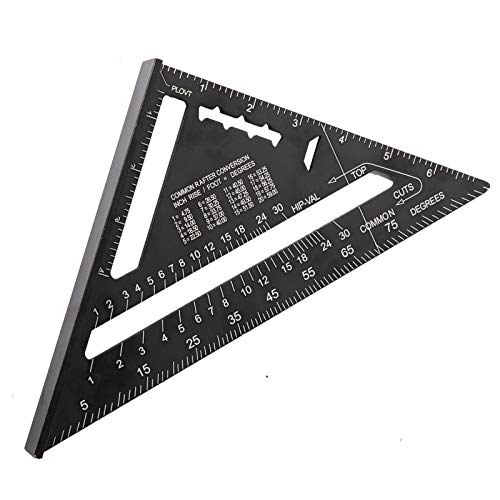 Beslands Aluminum Rafter Square 7 inch Carpenter Layout Tool Allo...