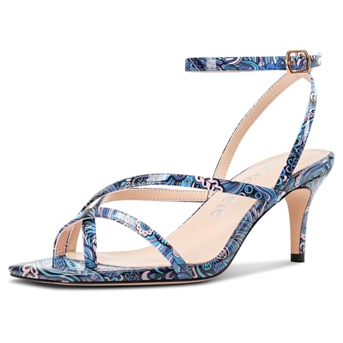 Sandales bout carré contre la fatigue plantaire chaussures femme à bride cheville Castamere