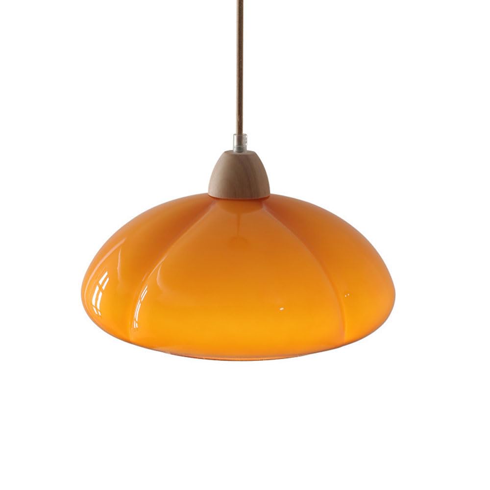 Lámpara colgante vintage retro de vidrio E27 para restaurante y comedor