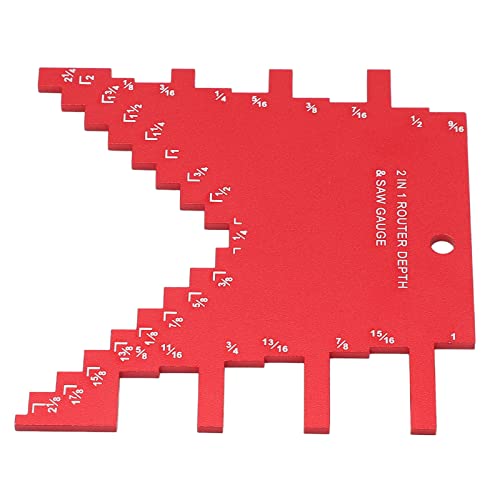 Topincn 2-in-1 Fräser- und Säge-Tiefenmesser
