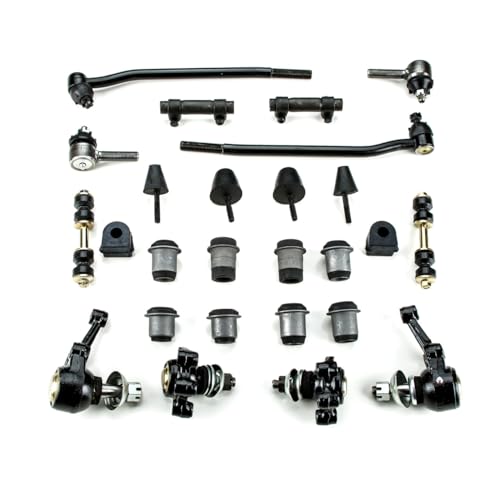 A-Resto-Parts Front End Suspension Rebuild Kit Compatible With Ford Full Size, OEM Spec Replacement Parts, 24 Piece Kit (YEARS: 1954-1956 w/Inner Tie Rod)