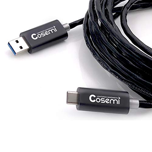 COSEMI Active Optical USB 3.2 Cable A-C AOC  Ultra Thin 