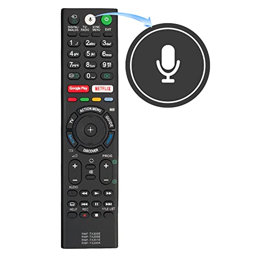RMF-TX300E RMF-TX200E RMF-TX201E RMF-TX200A RMF-TX201ES Voice Replacement Remote Control -VINABTY-Fit for Sony Bravia TV KD-75XE9005 KD-55XD8588 KD-49XE8096 KD-43XE8005 KD-65XE8505 FW-49XE8001 - Image 3