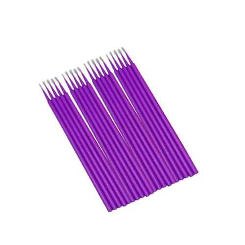 FOYTOKI Professional Eyelash Extension Cotton Swabs 100pcs Micro Applicator Brush Non-linting Makeup Tools (dark)