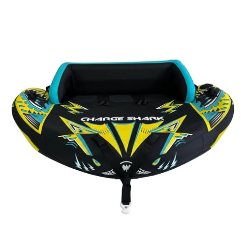 3 Person Towable Tubes for Boating, 113' Giant Super Sofa with 4500LB Tow Rope, Heavy-Duty 840D Nylon & 0.8mm PVC, Professional Inflatable Boat Tube for Family and Friends