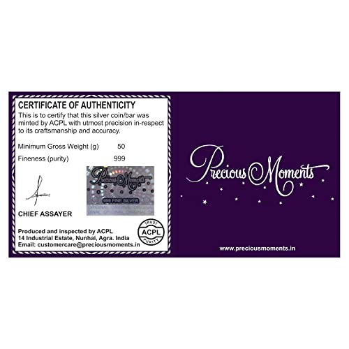 Image of Precious Moments Peacock Rangoli Silver Coin 10 Gram | 20 Gram | 50 Gram | 100 Gram BIS Hallmarked 999 Purity with Gift Box by ACPL