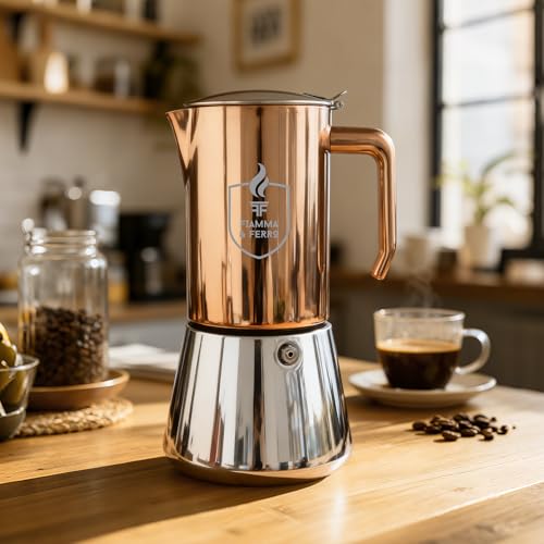 Fiamma & Ferro 12-Cup Stainless Steel Moka Pot