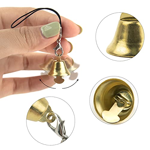 Auear, Mini Gold Liberty Jingle Bells For Craft Making Wind Chimes And Favor Decorating (72 Pack, 16Mm) #TOP2