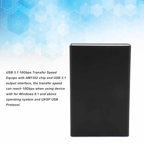 Caja externa para discos SATA 2.5" con RAID USB 3.1 miniatura 3