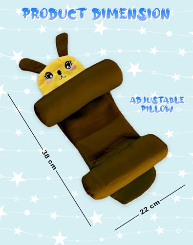 Image of Baby Head Protector Helmet for 6 Months to 3 Years | Soft Cotton Safety Cap with Air Ventilation | Infant Toddler Fall Protection Headgear for Boys & Girls (Brown)