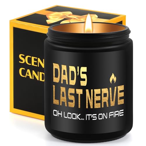 Dads Last Nerve Candle Best Dad GiftsGifts for Dad from Daughter Son Funny Dad Gifts Dad Birthday Gifts Dad Day GiftsThanksgiving Gifts Halloween GiftsDad Stepdad Adoptive Father