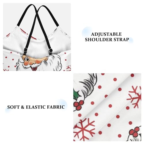 Christmas Santa Claus Baby Girls' Swimwear Quick Dry Toddler Girls One Piece Swimsuit Bathing Suits Size 3T-10Y3