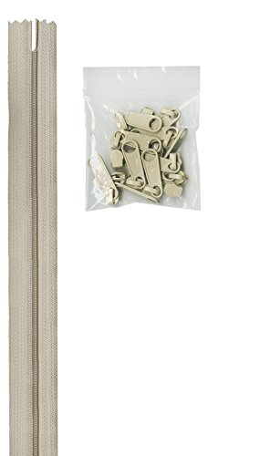 Zippers by The Yard (4yds) -Natural