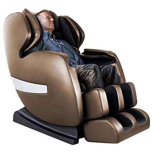 Massage Chair by KTN, Zero Gravity Massage Chair, Shiatsu Massage Chair with S-Track, 3D Massage Chairs Full Body and Recliner with Heat, Vibrating & Foot Roller (Coffee)