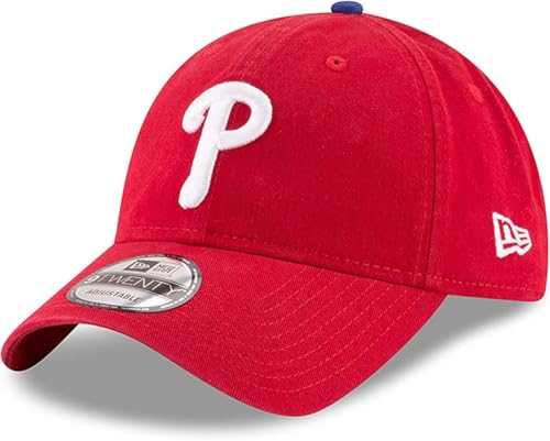 Gorra New Era MLB Core Classic 9TWENTY Roja Ajustable miniatura 1