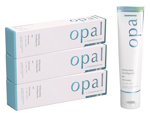 Image of Opalescence Opal Teeth Whitening Toothpaste (Pack of 3) - Cool Mint Original Formula - Oral Care, Gluten-Free - 4.7 Ounce Made by Ultradent -TP-5760-3
