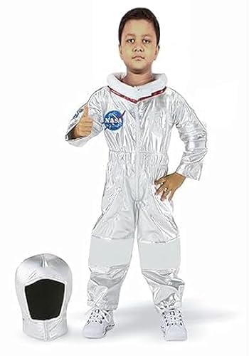 EthnicAlive Astronaut Costume For Kids | Fancy Dress Costumes | Halloween, Cosplay Theme Party, Annual Function | Space Pilot Costume With Helmet For Boys