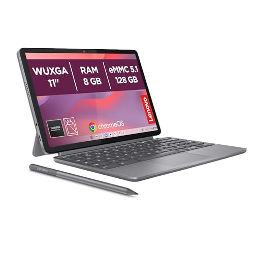 Miniatura 7 de Lenovo Chromebook Duet Gen 9-11" WUXGA Táctil + Lápiz Incluido (MediaTek Kompanio 838, 8GB RAM, 128GB Emmc, ChromeOS) Gris QWERTY + 3 Meses Google AI Pro con Gemini Pro y 5TB