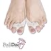 Bunion Corrector and Bunion Splint Bunion Relief Kit by PediDocTM - Bunion Pad Protector with Hinged Bunion Splints, Toe Stretchers and Toe Separators - Comprehensive 5 Piece Bunion Pain Relief Kit