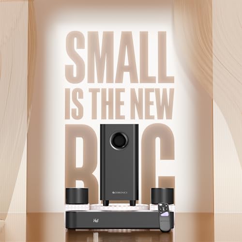 Image of Zebronics 2026 Launch 550W Soundbar with Dolby Atmos, DTS X, 5.1 CH, 13.33cm Wireless Subwoofer & Rear Satellites, LED Display, BT v5.3, HDMI eARC, Wall Mountable, Matte Finish (Juke Bar 9710C)