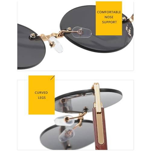 Lunettes rondes rétro verres teintés protection UV400
