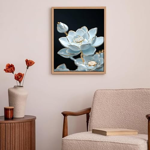 Peinture Diamant 5D Fleurs 35x45cm | Kit Mosaïque Full Drill