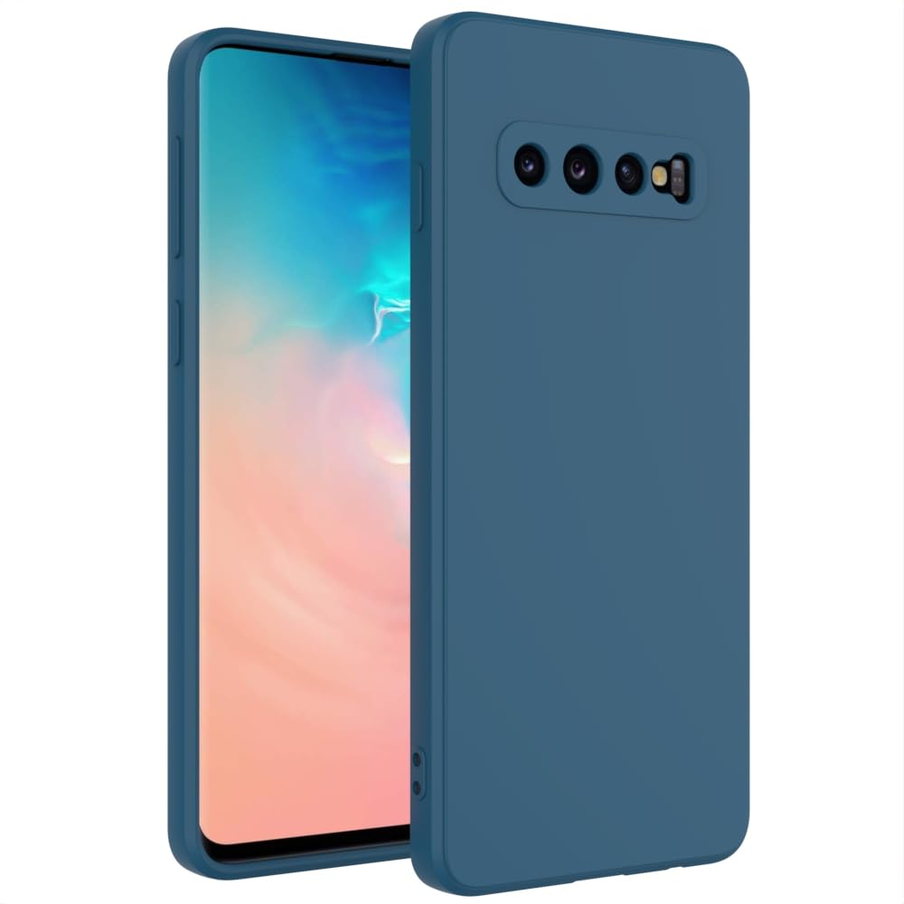 for Samsung Galaxy S10 Plus Case Dark Blue, Scratch Resistant with Soft Touch, Slim Thin Phone Cover for Samsung Galaxy S10 Plus